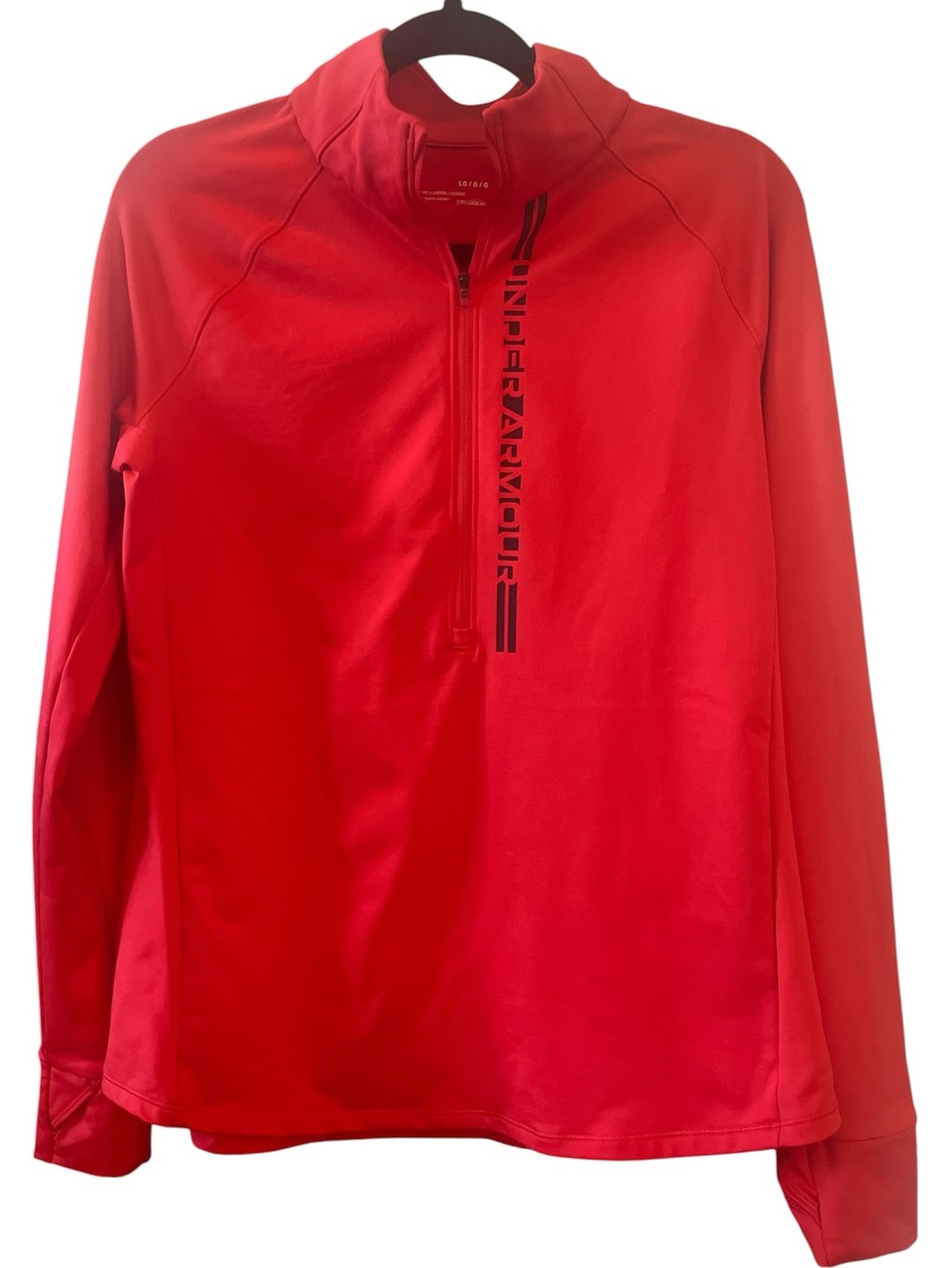 Under Armour  Red 1/4 Zip size L